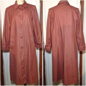 Vintage Women's Size 14P London Fog Trench Coat